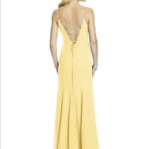 BLACK Friday sale Marigold Chiffon Bridesmaid